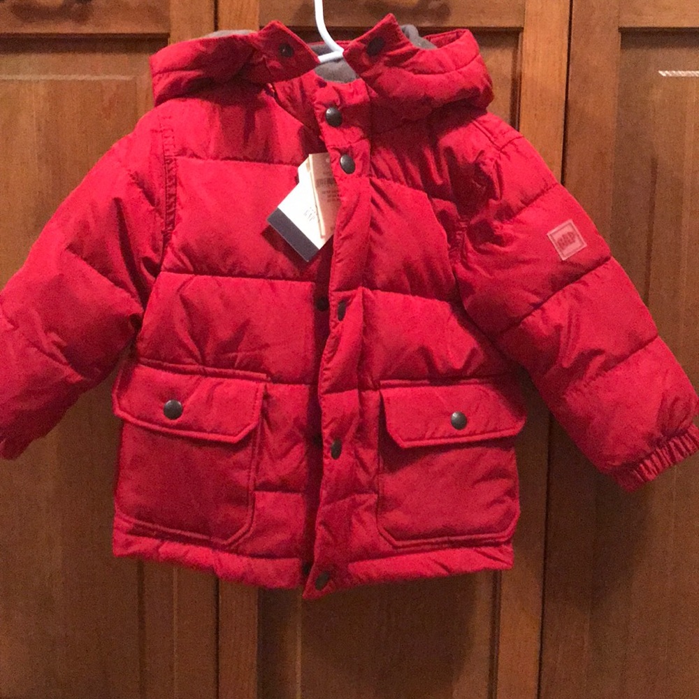 Toddler boy hooded parka